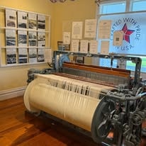 Historic loom on display
