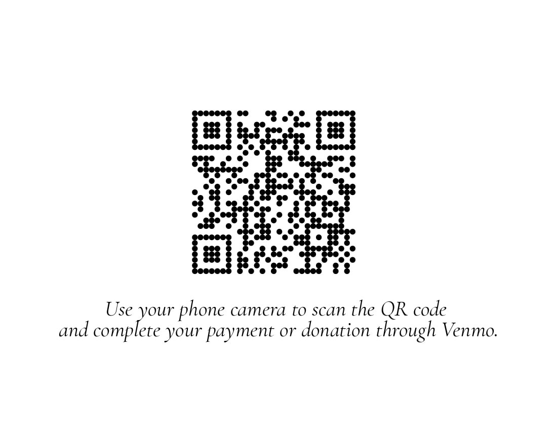 QR code for donations